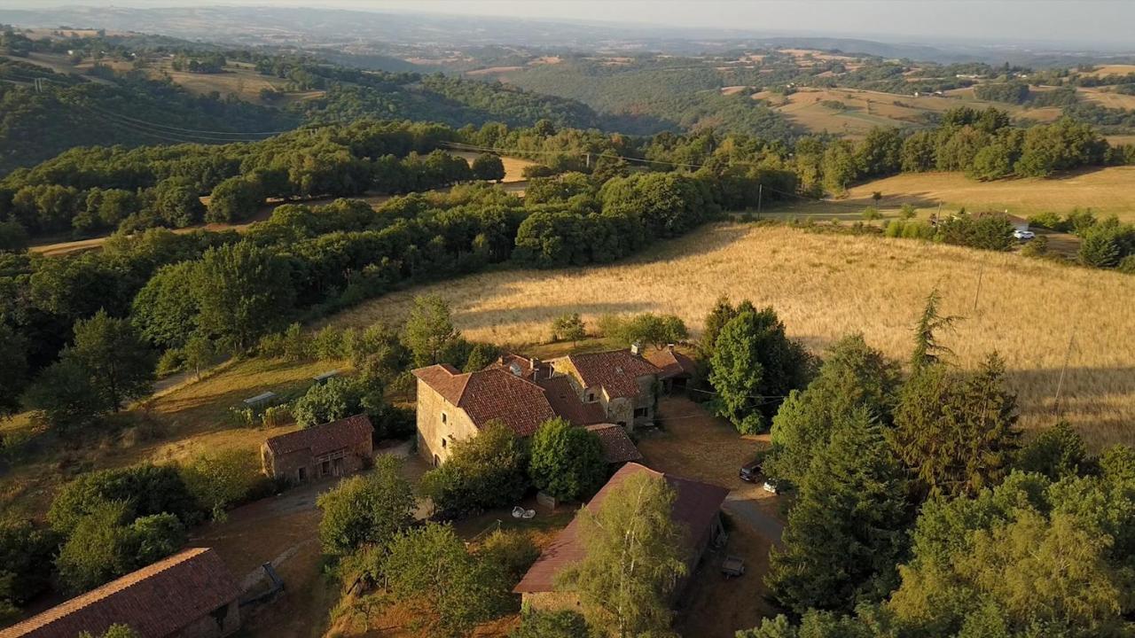 Grande Maison De Caractere En Pierres -Superbe Vue Saint-Cirgues  Kültér fotó